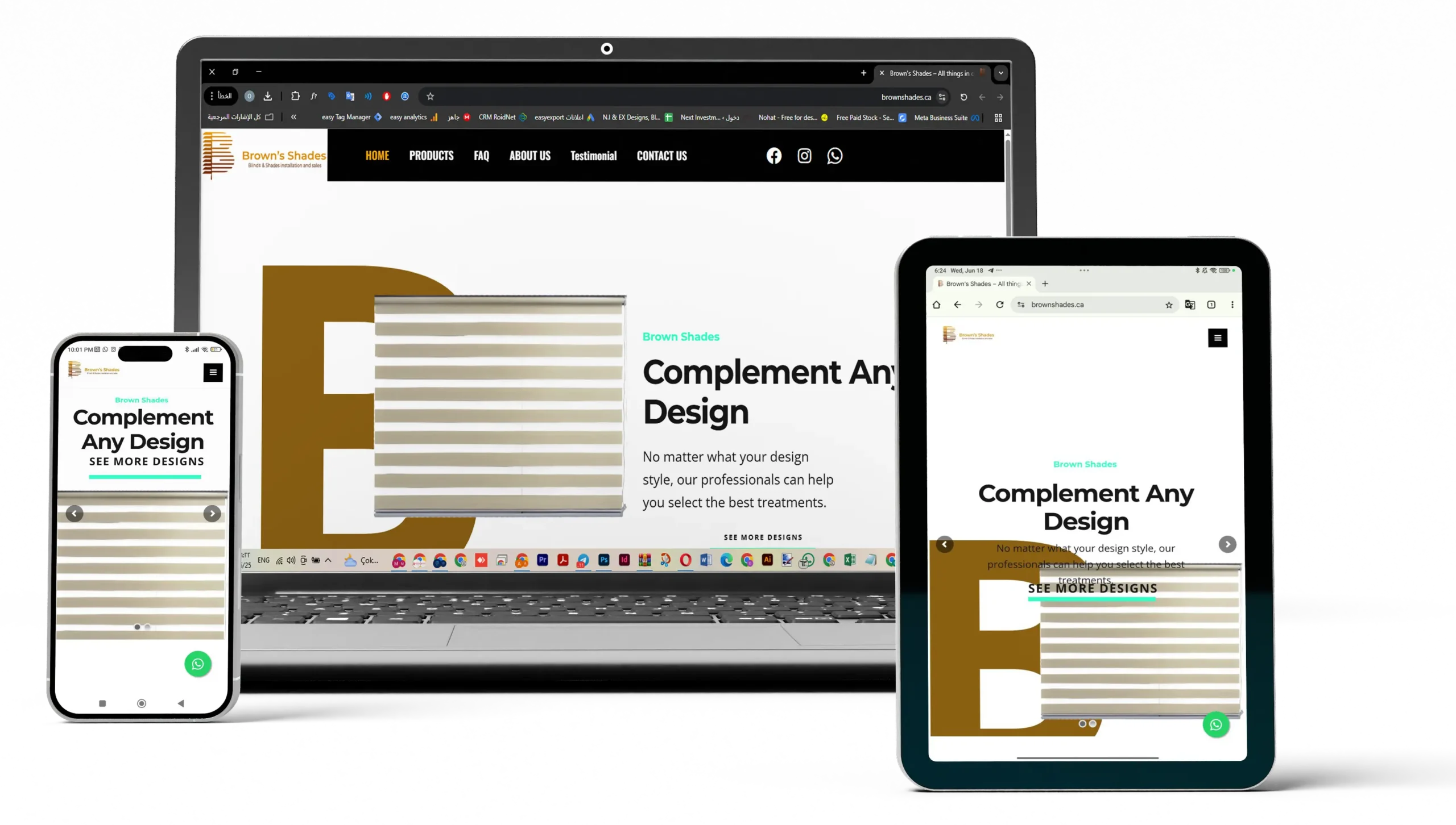 مارك ليفت شركة تصميم مواقع -شركة brownshades (1)